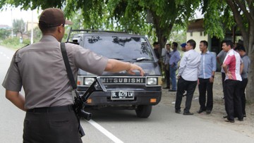 Polisi Halau 601 Orang dari Sumut Masuk ke Aceh