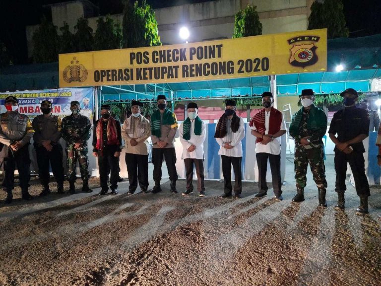 Wakil Wali Kota Langsa Apresiasi Petugas Pos Keamanan Operasi Ketupat Rencong 2020