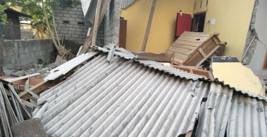 128 Rumah rusak akibat gempa Maluku Utara
