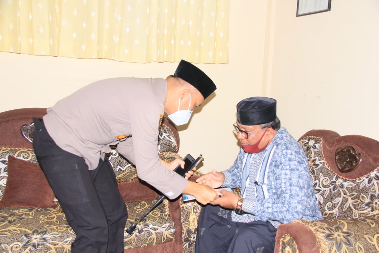 Kapolres Lhokseumawe Koordinasi dengan Ketua MPU Terkait Pemberian Vaksin Covid-19