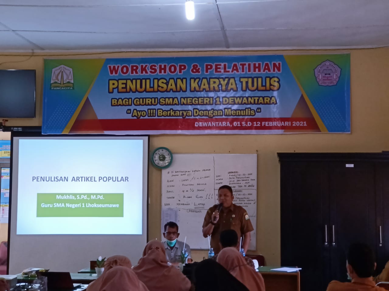 SMAN 1 Dewantara Gelar Workshop Karya Penulisan Bagi Guru